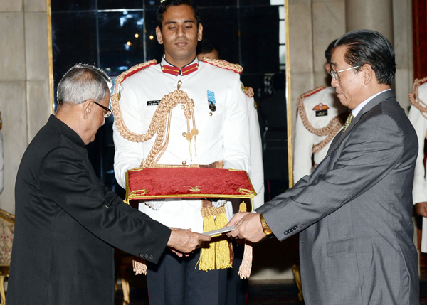 Pranab Mukherjee, at Rashtrapati Bhavan