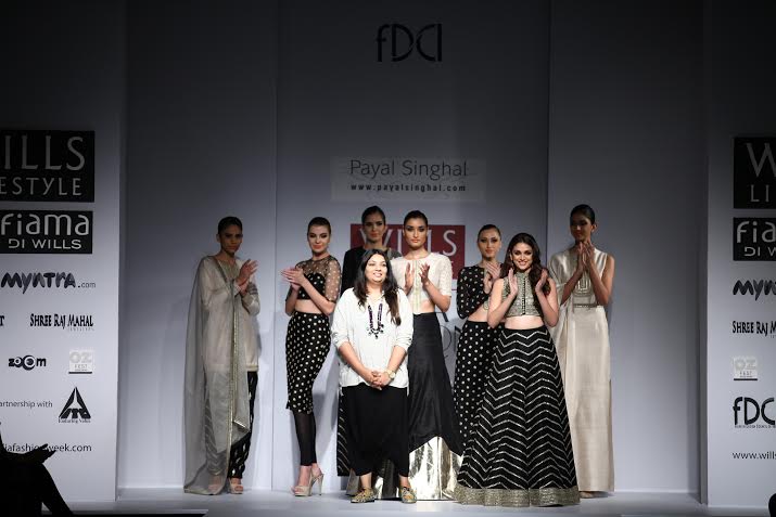 Actress Aditi Rao walks for Payal Singhal at WLIFW