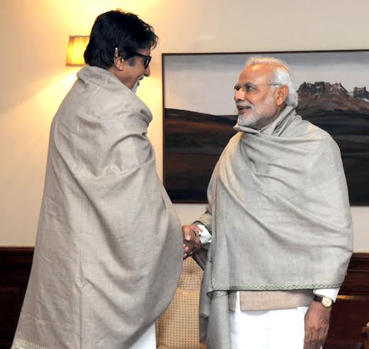 Big B meets PM Modi