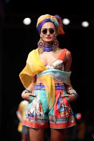 Models walk for Tarun Tahiliani 