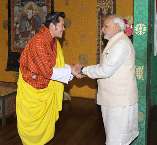 Modi calls on Jigme Kesar Namgyel Wangchuck
