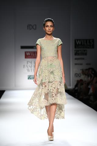 Models walk for Manish Gupta
