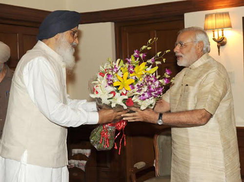 Punjab CM calls on PM Modi