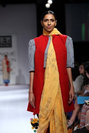 Designer Karishma Shahani showcases collection at LFW