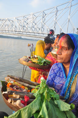 Chhath Puja celebrations in Kolkata