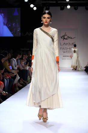 Designer Ekru showcases collection at Lakme Fashion Week 