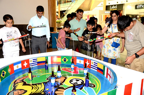 World Cup fever comes alive in Bangalore's Orion Mall