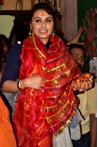 Rani Mukerji prays at Kalighat temple ahead of film release