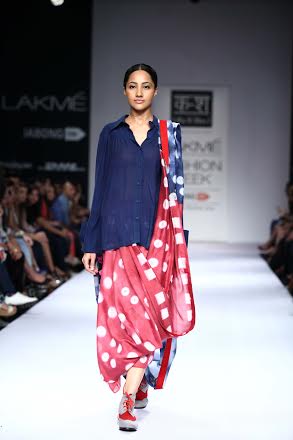 Designer Karishma Shahani showcases collection at LFW
