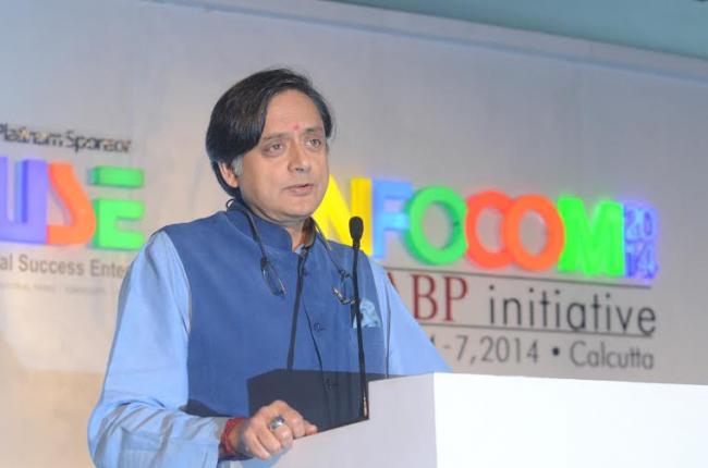 Tharoor, Bedi attends INFOCOM 2014