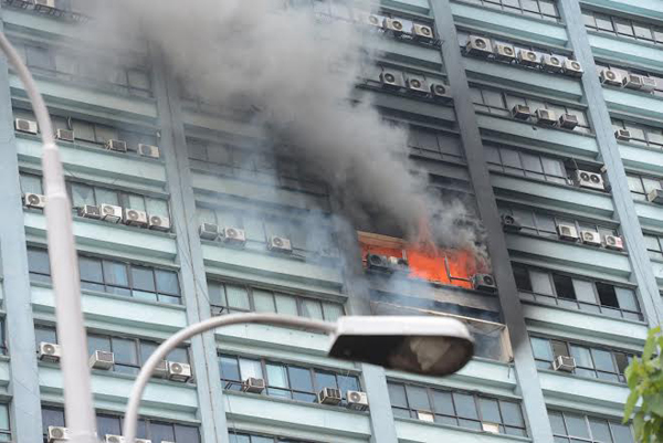 Fire in Kolkata's Chatterjee International