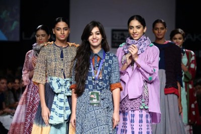 Designer Karishma Shahani showcases collection at LFW