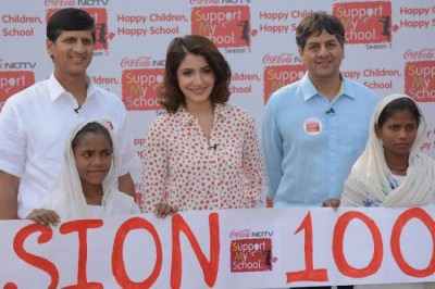 Anushka Sharma launches Season 3 of Support My School campaign