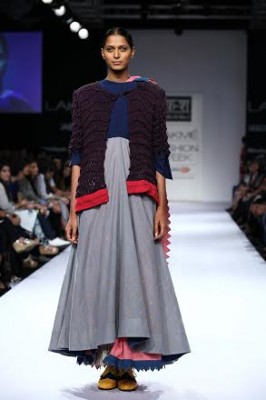 Designer Karishma Shahani showcases collection at LFW