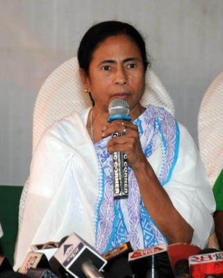 Mamata addresses media 