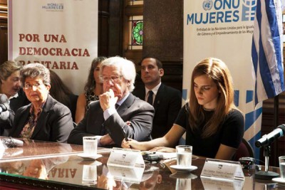 In Uruguay, UN Women Goodwill Ambassador Emma Watson urges women's political participation