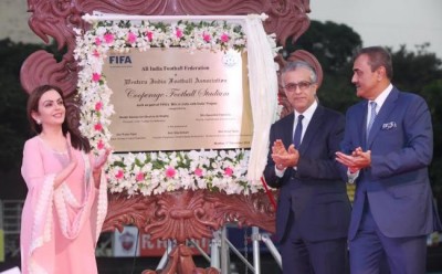 AFC Prez Shaikh Salman inaugurates cooperage stadium in Mumbai