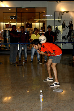 World Cup fever comes alive in Bangalore's Orion Mall