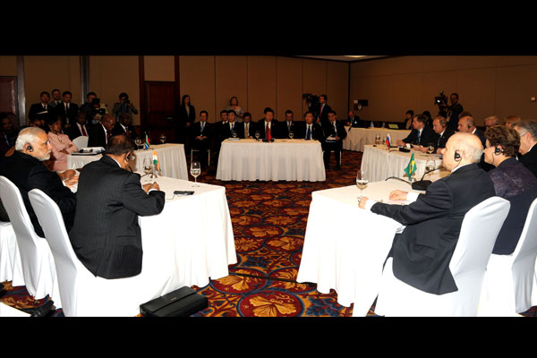Modi with the other BRICS leaders ahead of G-20 Summit, in Brisbane