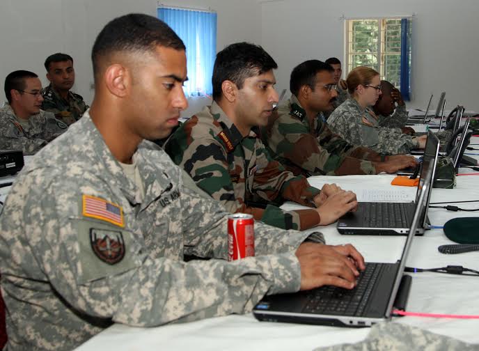 India, US combined military training exercise in progress 