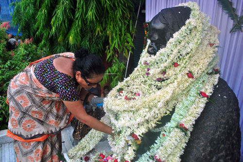 Tagore's birth anniversary celebration at Jorasanko