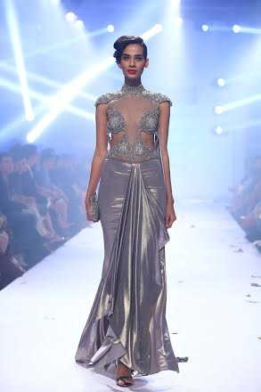 Diana Penty  walks the ramp at Lakme Fashion Week  