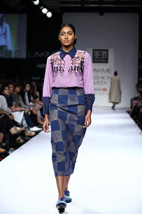 Designer Karishma Shahani showcases collection at LFW