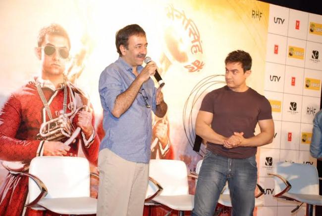 P.K. song launched in Delhi by Aamir, HIrani