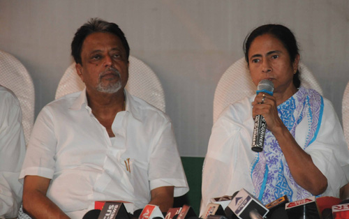 Mamata addresses media 