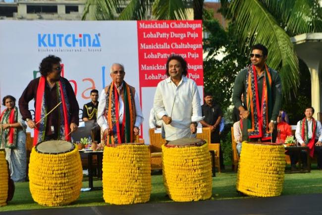 Chaltabagan Lohapatty kick-starts Puja festivities with Dhak Mahotsav