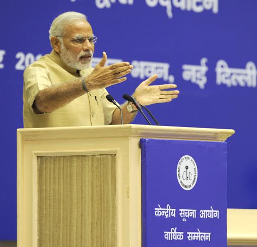 PM calls RTI as a tool for common man to have the right to question those in power 