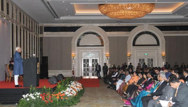 Ansari addressing the public, in Jakarta, Indonesia
