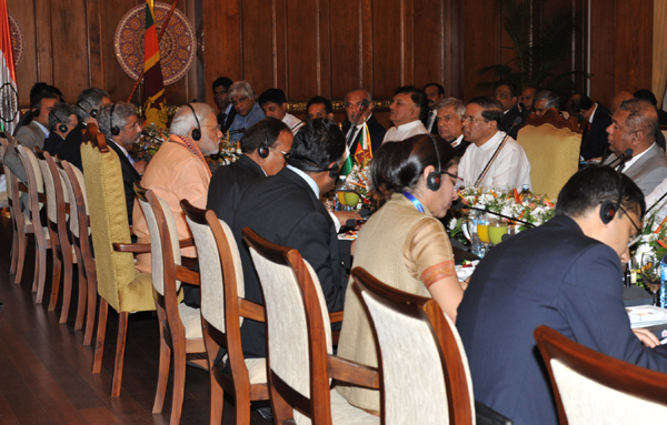 Modi arrives at Bandaranaike International Airport