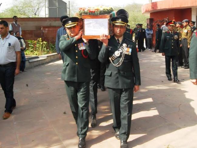 Army pays tribute to helicopter crash martyr Rajesh Gulati
