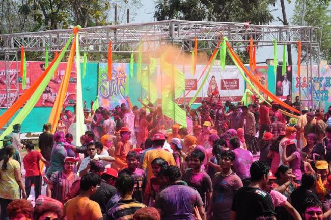 Kolkata's PC Chandra Gardens celebrates Holi