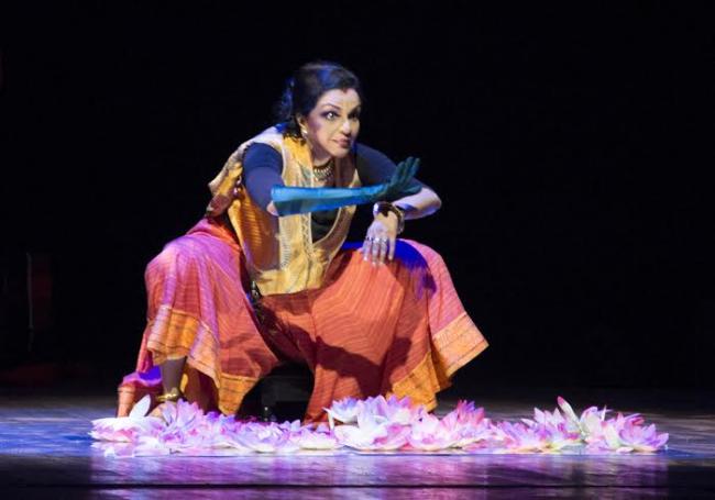 Dancer Anita Ratnam performs 