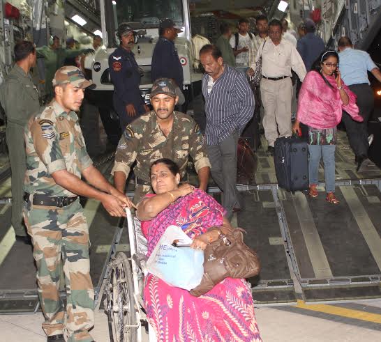 IAF evacuates 546 Indian nationals from quake hit Nepal 