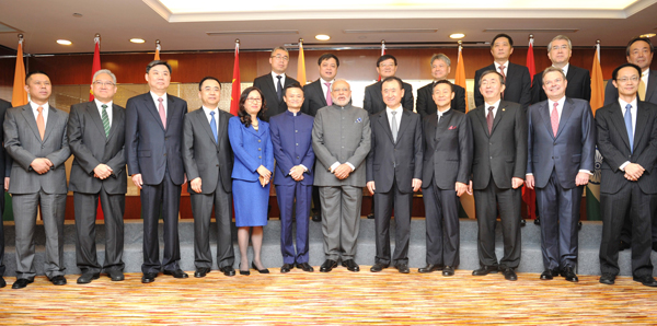  Modi meets the Chinese CEOs