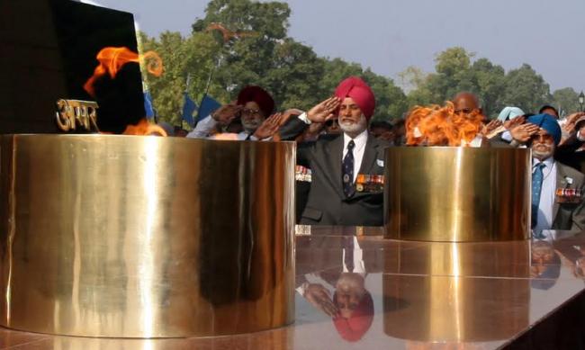 Air Chief Marshal Arup Raha addresses Air veterans during Air Force Association annual day