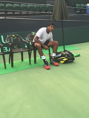 Rohan Bopanna prepares for Davis Cup clash