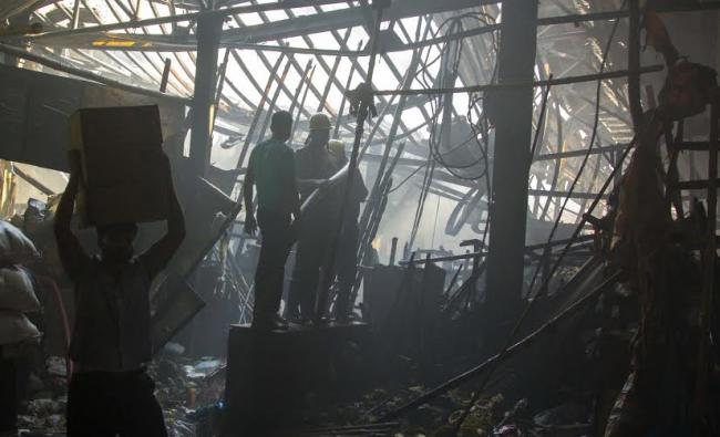 Fire guts part of Kolkata's iconic New Market