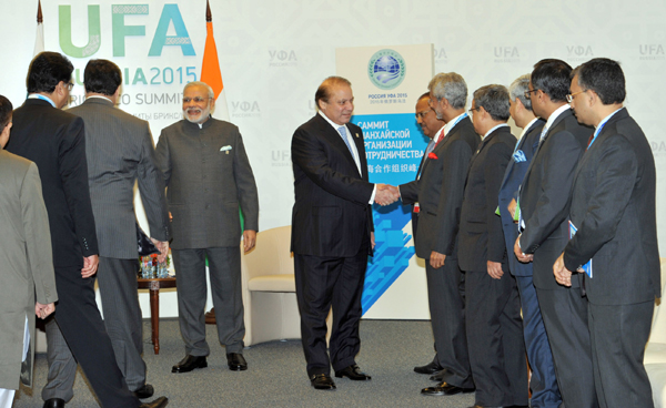 PM Modi to meet Nawaj Sharif in Russia today