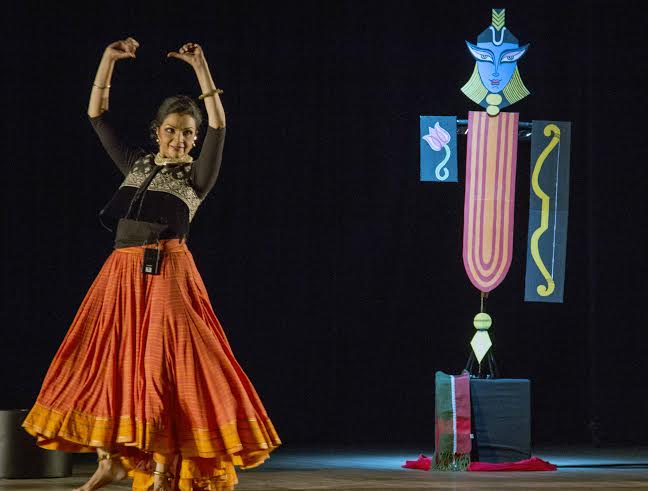 Dancer Anita Ratnam performs 