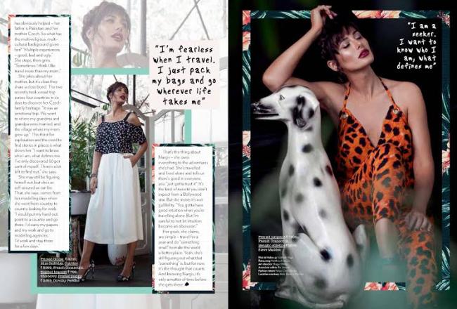 Nargis appears on the cover of 'The Juice'