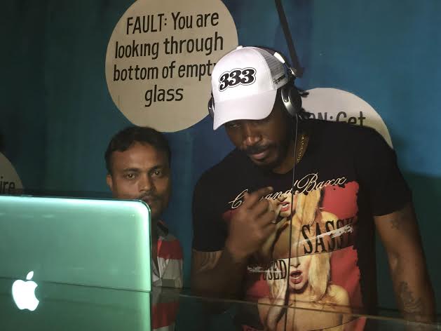 Gayle becomes DJ cum bartender at The Bar Stock Exchange