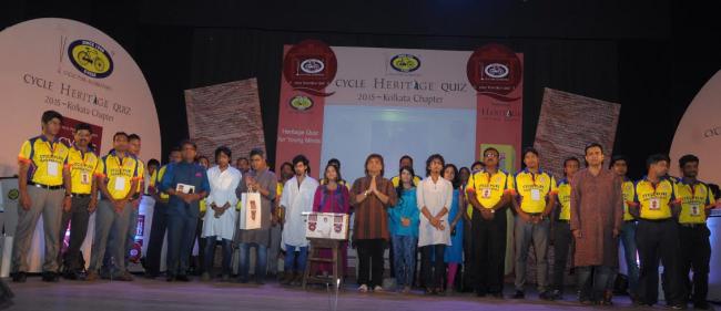 Cycle Heritage Quiz enthralls audience in Kolkata