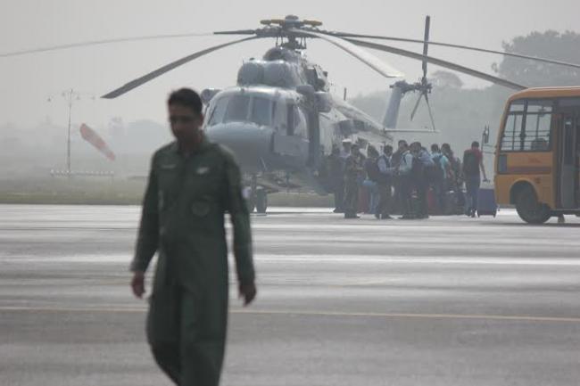 IAF continues rescue and relief in Tamil Nadu, Andhra 