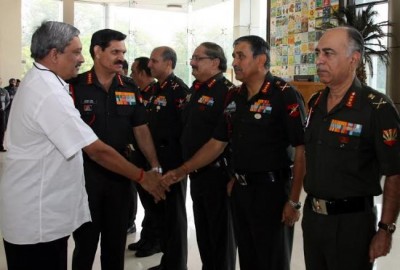 Defence Minister addresses Bi Annual Army Commanders' Conference