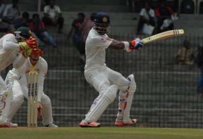 Rahul misses century, India A 221/6