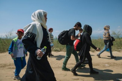 Secretary-General discusses refugee, migrant crisis with UK Prime Minister